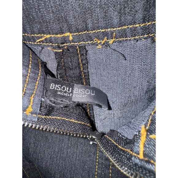 BISOU BISOU MICHELLE BOHBOT SPECIAL EDITION DENIM NATTY REBEL SKIRT size 2 - Picture 6 of 10
